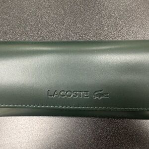 Lacoste Leather Soft Shell Glasses Sunglasses Case Hunter Green Flip Top